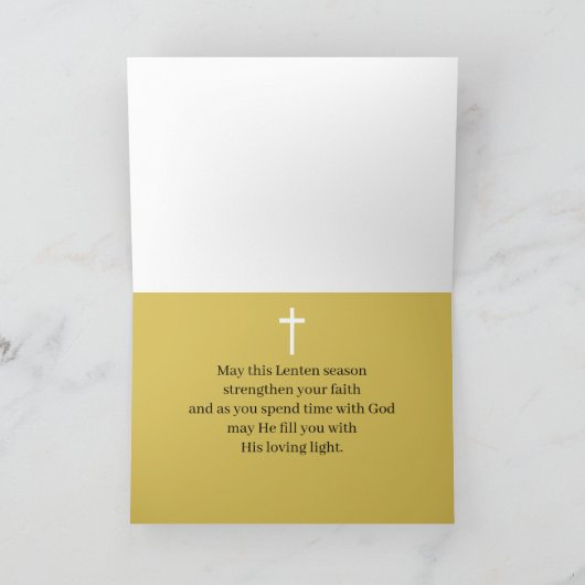 Lenten Season Joel Scripture Bluebird Desert カード (内部)