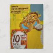 Lentil Rings and Soup 225 mixed media collage  ポストカード (正面)