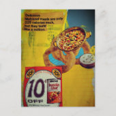 Lentil Rings and Soup 225 mixed media collage  ポストカード (正面)