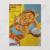Lentil Rings and Soup mixed media collage  ポストカード (正面)