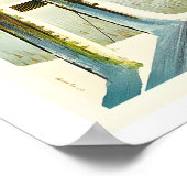 Lenzerheide Switzerland Vintage Ski Poster ポスター (角)