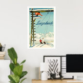 Lenzerheide Switzerland Vintage Ski Poster ポスター (ホームオフィス)
