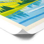 Lenzerheide Valbella Vintage Travel Poster ポスター (角)