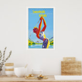 Lenzerheide Valbella Vintage Travel Poster ポスター (キッチン)