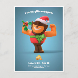 Leoのクリスマスポストカード ポストカード