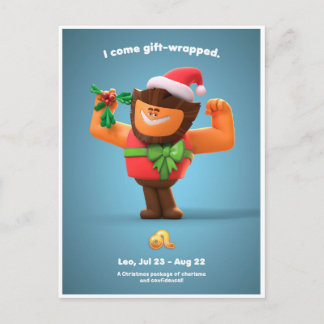 Leoのクリスマスポストカード ポストカード