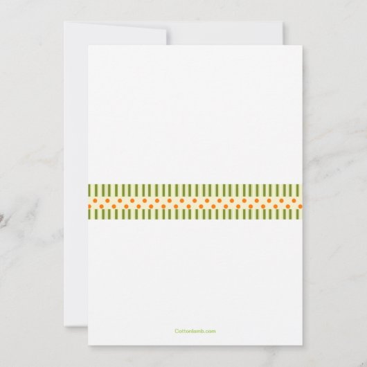 Leoフォト誕生日パーティーへの招待 招待状 (裏面)