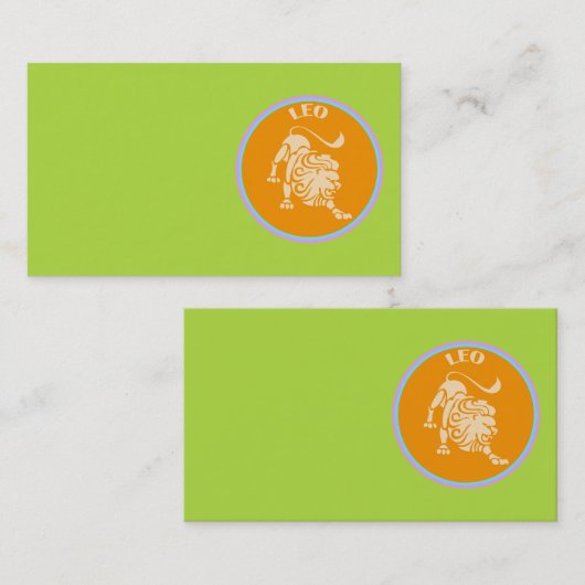 Leo名刺 名刺 (正面/裏面)