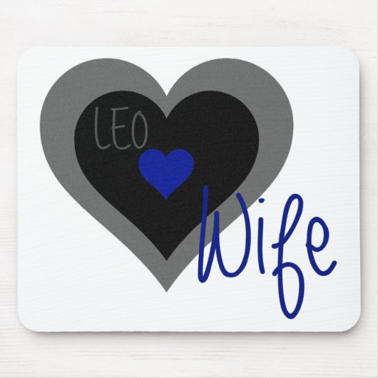 LEO妻ハート マウスパッド (正面)