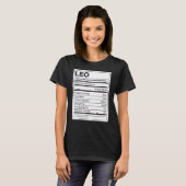 Leo栄養情報問題解決懸命Wor Tシャツ (正面フル)