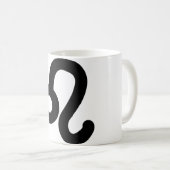 Leo記号占星術の記号6 コーヒーマグカップ (正面右)