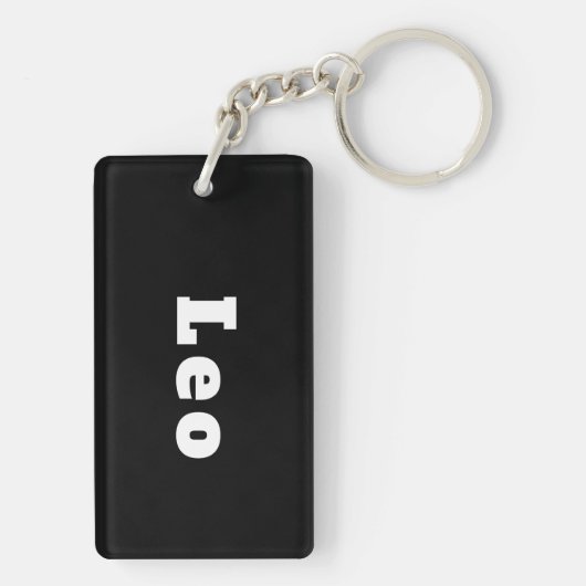 Leo キーホルダー (裏面)