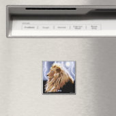 "LEO"ライオン星占いアートマグネット マグネット (インサイチュ (食洗機))