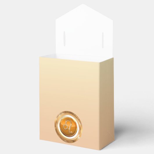 LEO – ライオン〔占星術の〕十二宮図標識 フェイバーボックス (オープン)