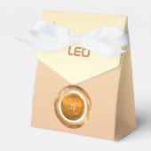 LEO – ライオン〔占星術の〕十二宮図標識 フェイバーボックス (正面サイド)