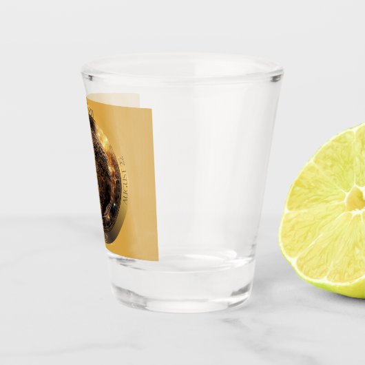 Leo〔占星術の〕十二宮図カスタマイズ ショットグラス (右)