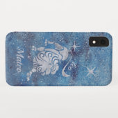 Leo〔占星術の〕十二宮図Sign iPhone XRケース Case-Mate iPhoneケース (裏面(横))