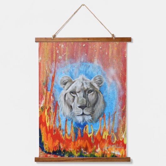 Leo 吊り下げ型タペストリー (正面)