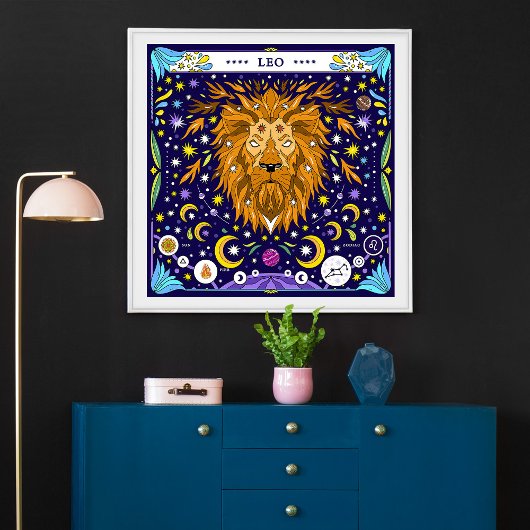 Leo: “獅子の咆哮” Zodiac ポスター