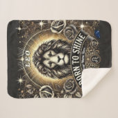 Leo "輝生まれく"シェラパ毛布 シェルパブランケット (正面(横))