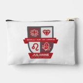 Leo Birthday Crest™ for July 23-31 アクセサリーポーチ (裏面)