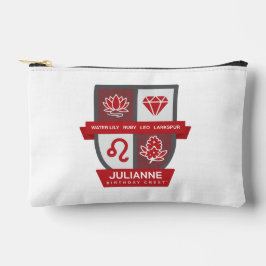 Leo Birthday Crest™ for July 23-31 アクセサリーポーチ