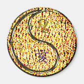 Leo & Fire Boar マグネット (正面)