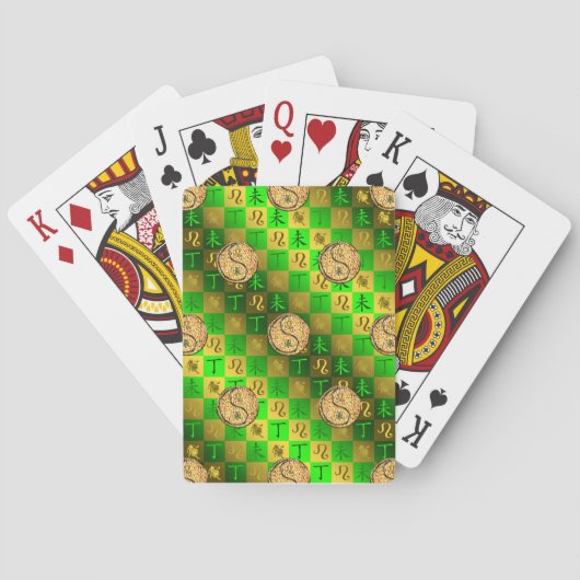 Leo & Fire Goat トランプ (裏面)