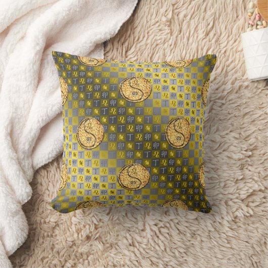 Leo & Fire Rabbit クッション (ブランケット)