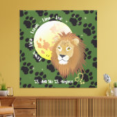 Leo July 23 to August 22 Canvas キャンバスプリント (インサイチュ (リビング))