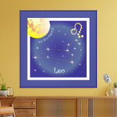 Leo July 23 to August 22 Leinwand キャンバスプリント (インサイチュ (リビング))