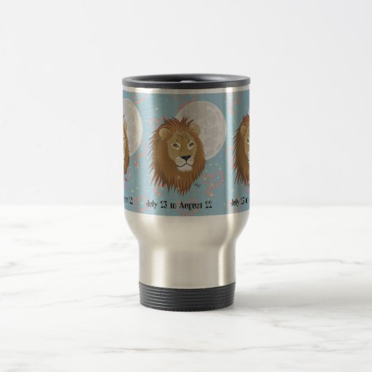 Leo July 23 to August 22 Mug トラベルマグ (中央)
