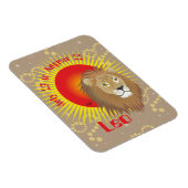 Leo July 23 to August 22 Premium Flexi Magnet マグネット (右側)