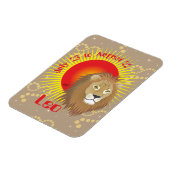 Leo July 23 to August 22 Premium Flexi Magnet マグネット (左側)