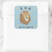 Leo July 23 to August 22 Stickers スクエアシール (バッグ)