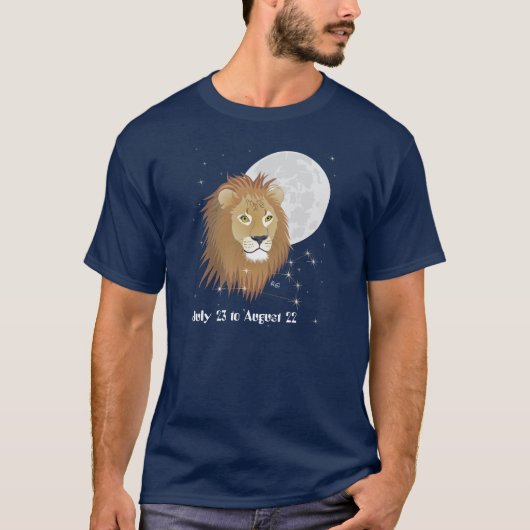 Leo July 23 to August 22 Tシャツ (正面)