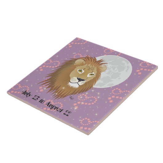 Leo July 23 to August 22 Tile タイル (側面)