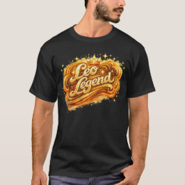 Leo Legend | Bold Fire Sign Zodiac Astrology Shirt Tシャツ