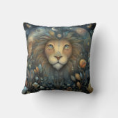 Leo Lion Zodiac Astrology Mystical Birthday クッション (裏面)