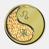 Leo & Metal Goat マグネット (正面)