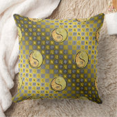 Leo & Metal Rabbit Throw Pillow クッション (ブランケット)