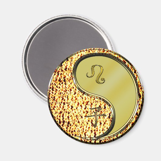 Leo & Metal Rat マグネット (正面/裏面)