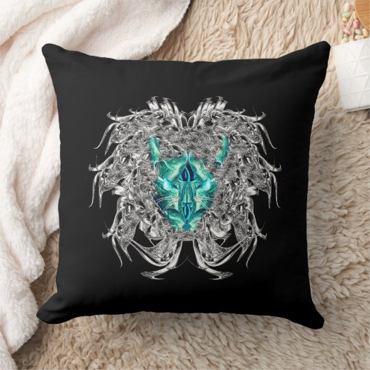 Leo – Minimalist Zodiac Decorative Pillow クッション (ブランケット)