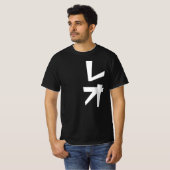 Leo-Name Katakana T-shirt-w Tシャツ (正面フル)