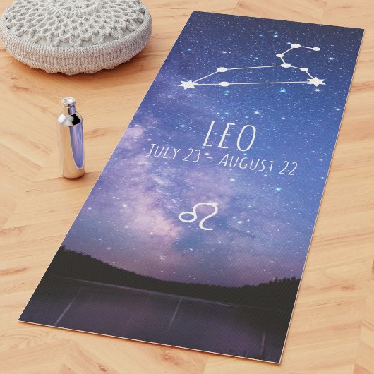 Leo | Personalized Zodiac Astrology Yoga Mat ヨガマット