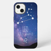 Leo | Personalized Zodiac Constellation iPhoneケース (裏面)