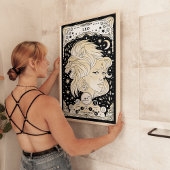 Leo Radiant and Regal – 星占いアートポスター ポスター