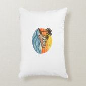 Leo Retro Sunset Name Design アクセントクッション (正面(垂直))