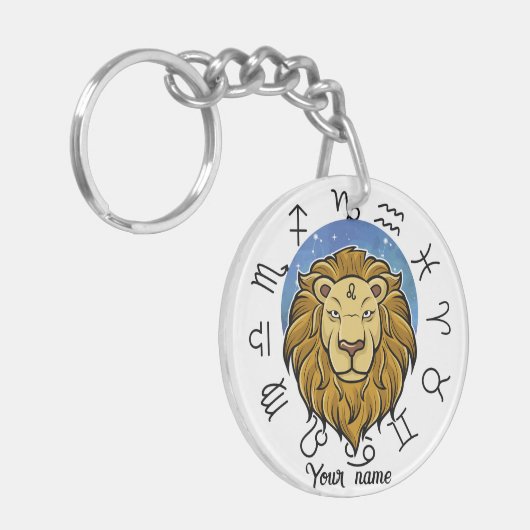 Leo Sagittarius Acrylic Keychain キーホルダー (正面左)