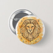 Leo Sign 缶バッジ (正面&裏面)